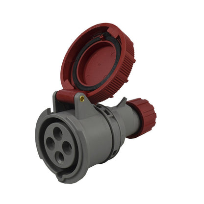 Toma Aérea 16A 3P + T 6H IP67 415V Rojo MULTIMAX PALAZZOLI