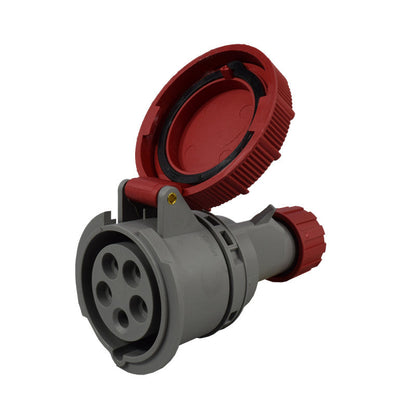 Toma Aérea 16A 3P+N+T 6H IP67 415V Rojo MULTIMAX PALAZZOLI