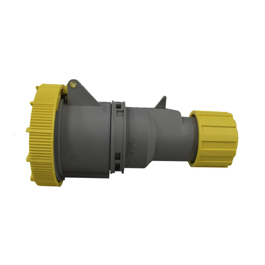 Toma Aérea 32A 2P + T 4H IP67 130V Amarillo MULTIMAX PALAZZOLI