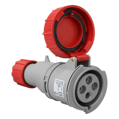 Toma Aérea 32A 3P + T 6H IP67 415V Rojo MULTIMAX PALAZZOLI