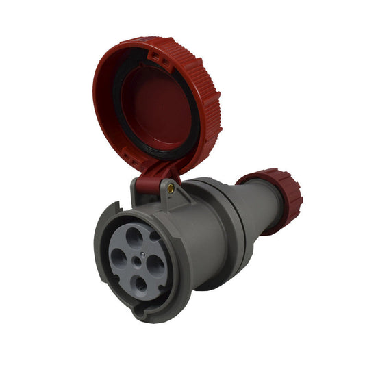 Toma Aérea 63A 3P + T 6H IP67 415V Rojo MULTIMAX PALAZZOLI