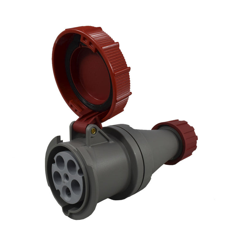 Toma Aérea 63A 3P+N+T 6H IP67 415V Rojo MULTIMAX PALAZZOLI