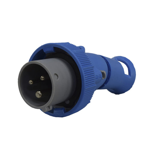 Clavija 16A 2P + T 6H IP67 230V Azul X-CEE PALAZZOLI