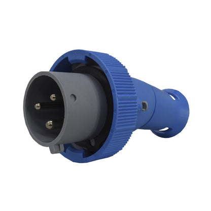 Clavija 32A 2P + T 6H IP67 230V Azul X-CEE PALAZZOLI