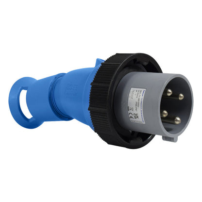 Clavija 63A 3P + T 7H IP67 500V Negro X-CEE PALAZZOLI