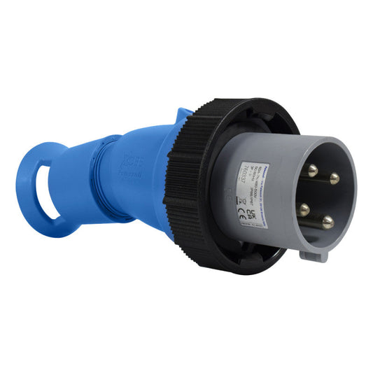 Clavija 63A 3P + T 7H IP67 500V Negro X-CEE PALAZZOLI