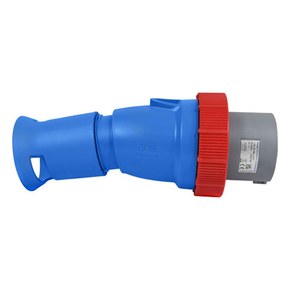 Clavija 125A 3P + T 6H IP67 400V Rojo X-CEE PALAZZOLI