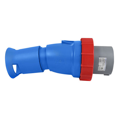 Clavija 125A 3P + T 6H IP67 400V Rojo X-CEE PALAZZOLI