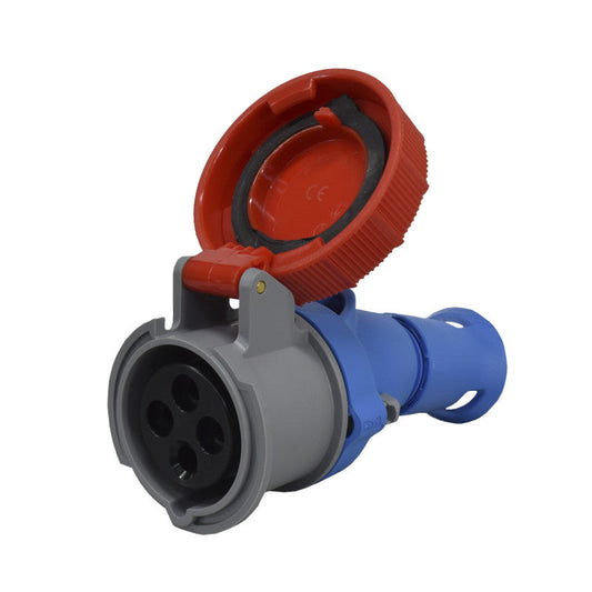 Toma Aérea 16A 3P + T 6H IP67 400V Rojo X-CEE PALAZZOLI