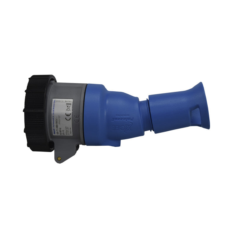 Toma Aérea 16A 3P + T 7H IP67 500V Negro X-CEE PALAZZOLI