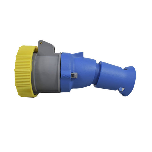 Toma Aérea 32A 2P + T 4H IP67 110V Amarillo X-CEE PALAZZOLI