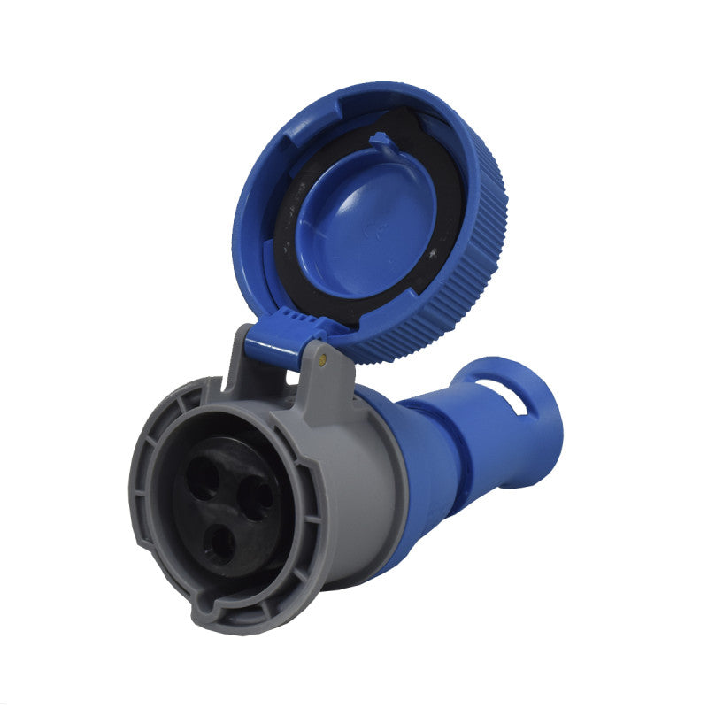 Toma Aérea 32A 2P + T 6H IP67 230V Azul X-CEE PALAZZOLI