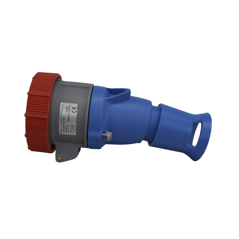 Toma Aérea 32A 3P+N+T 6H IP67 400V Rojo X-CEE PALAZZOLI