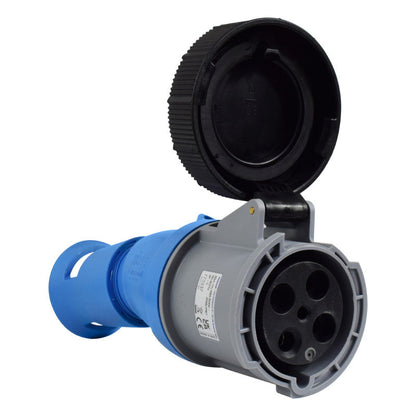 Toma Aérea 63A 3P + T 7H IP67 500V Negro X-CEE PALAZZOLI