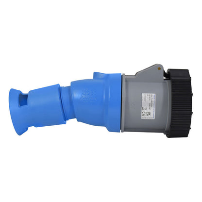 Toma Aérea 63A 3P + T 7H IP67 500V Negro X-CEE PALAZZOLI