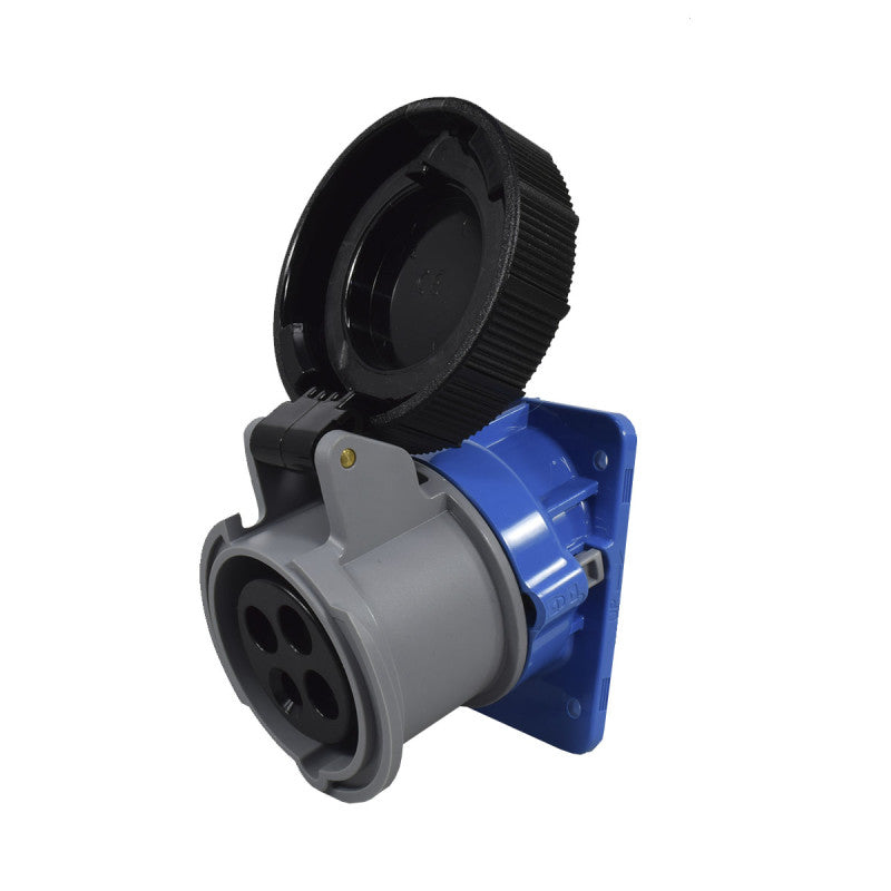 Toma Incrustar 16A 3P + T 7H IP67 500V Negro X-CEE PALAZZOLI