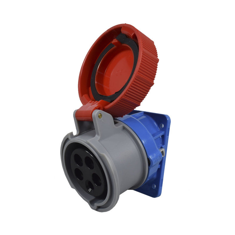 Toma Incrustar 16A 3P+N+T 6H IP67 400V Rojo X-CEE PALAZZOLI