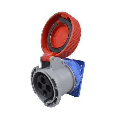 Toma Incrustar 32A 3P + T 6H IP67 400V Rojo X-CEE PALAZZOLI