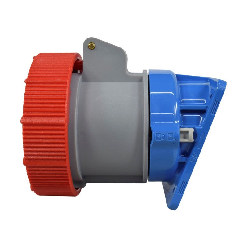 Toma Incrustar 32A 3P + T 6H IP67 400V Rojo X-CEE PALAZZOLI