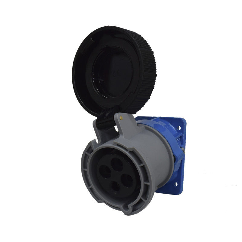 Toma Incrustar 32A 3P + T 7H IP67 500V Negro X-CEE PALAZZOLI