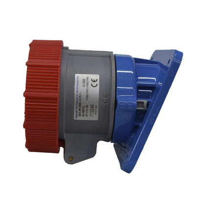 Toma Incrustar 32A 3P+N+T 6H IP67 400V Rojo X-CEE PALAZZOLI