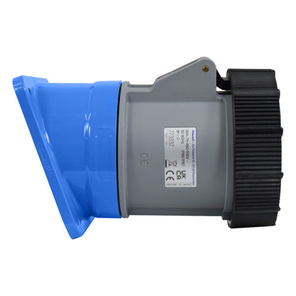 Toma Incrustar 63A 3P + T 7H IP67 500V Negro X-CEE PALAZZOLI