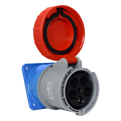 Toma Incrustar 125A 3P+N+T 6H IP67 400V Rojo X-CEE PALAZZOLI