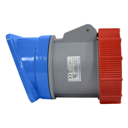 Toma Incrustar 125A 3P+N+T 6H IP67 400V Rojo X-CEE PALAZZOLI