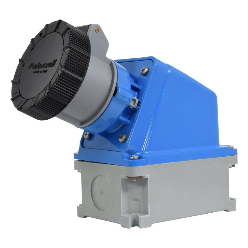 Toma Sobreponer 16A 3P + T 7H IP67 500V Negro X-CEE PALAZZOLI