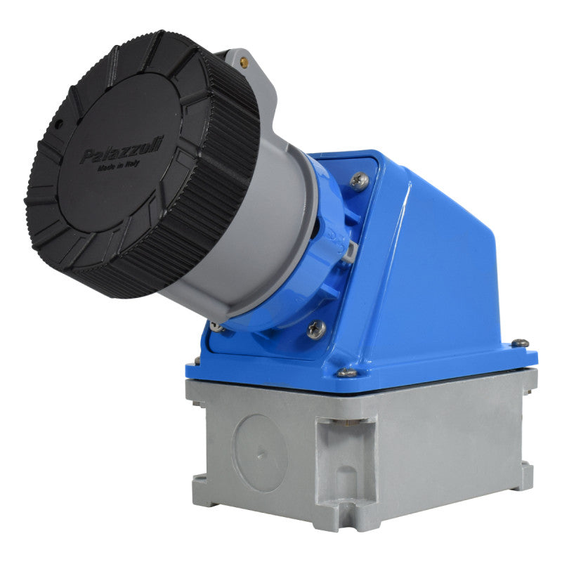 Toma Sobreponer 32A 3P + T 7H IP67 500V Negro X-CEE PALAZZOLI