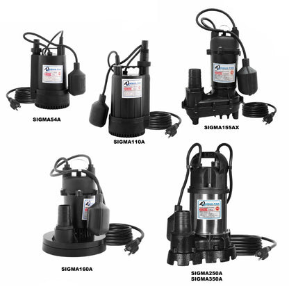 Bomba de Achique SIGMA l 1HP l 2" l 1x115VAC